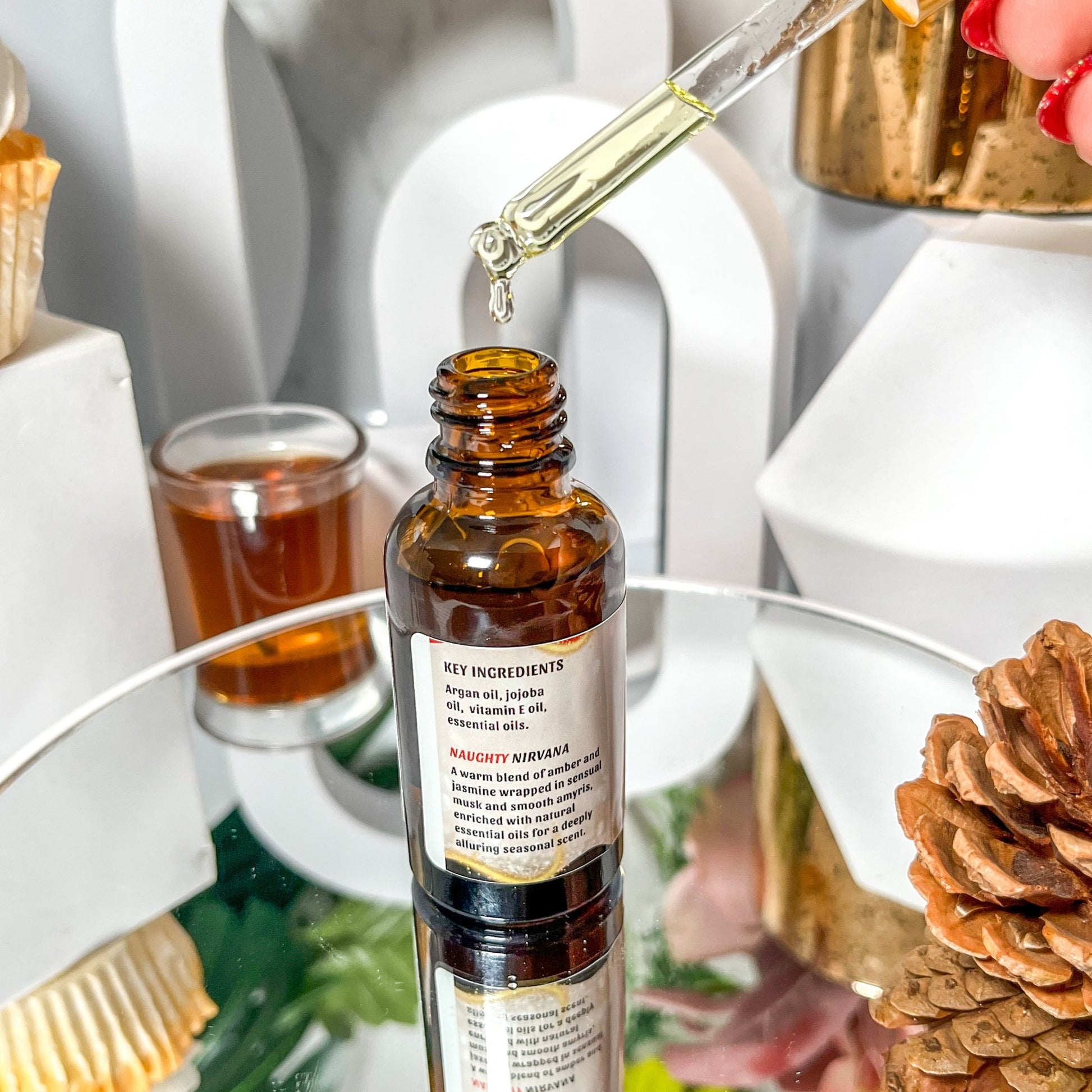 Naughty Nirvana Hydrating Body Oil - Prissy Potions