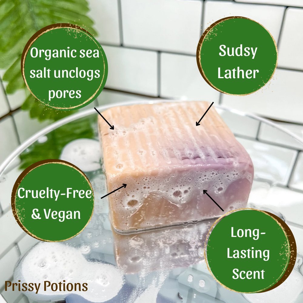 Sea Salt & Orchid Soap - Prissy Potions