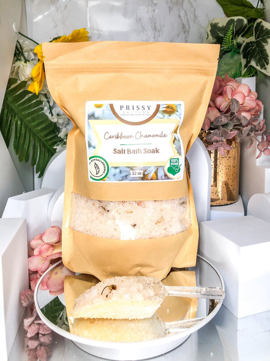 Caribbean Chamomile Bath Soak - Prissy PotionsBath Soak