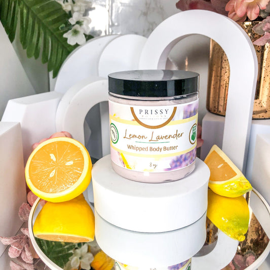 Lemon Lavender Whipped Body Butter - Prissy Potions